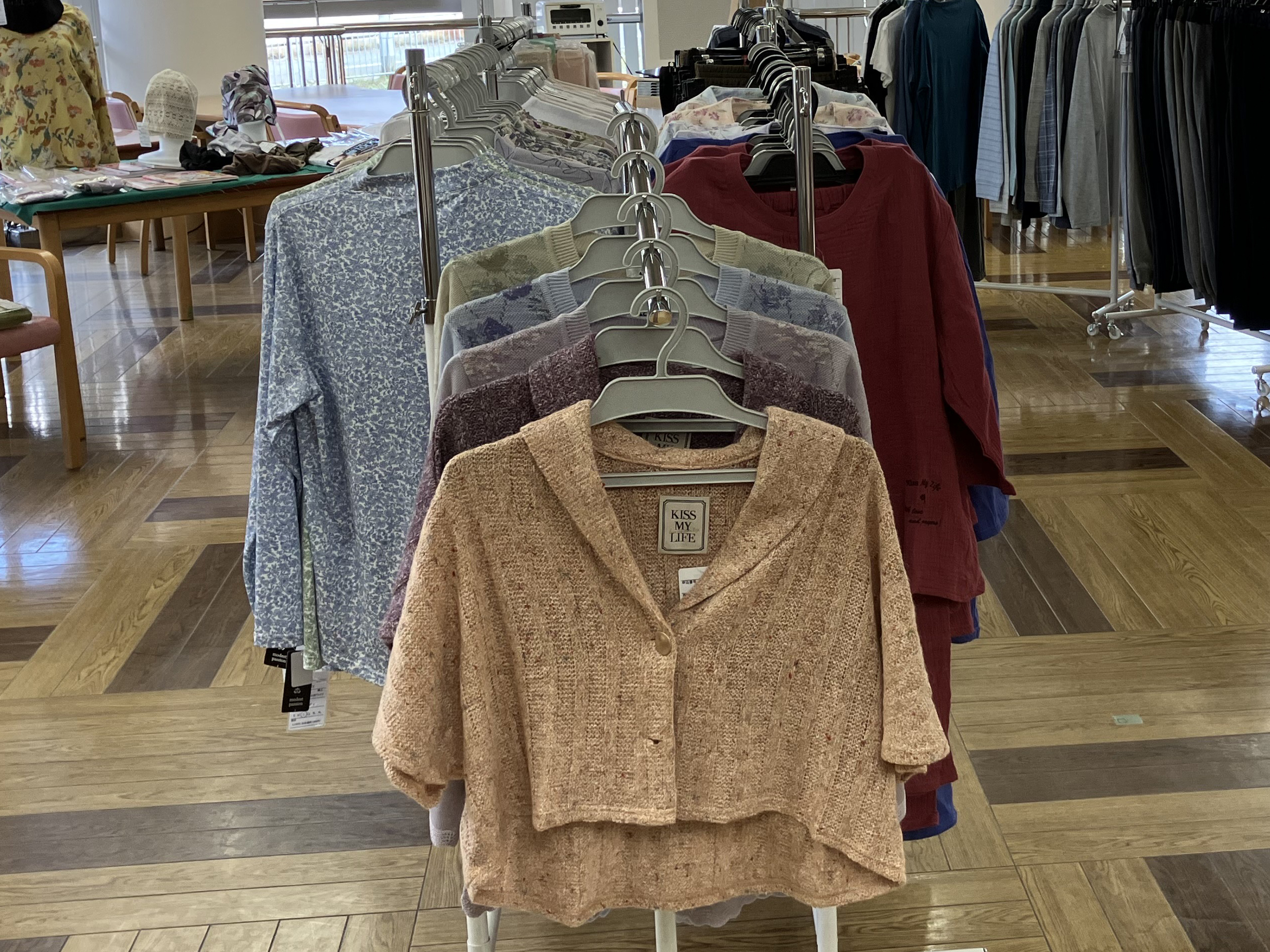 試着会の会場の様子